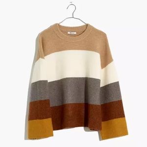 Madewell Striped Andria Pullover Sweater Size XL